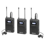 BOYA BY-WM8 Pro-K2 UHF Dual-Channel Wireless Lavalier System