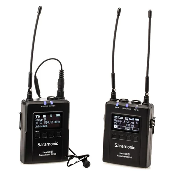 Saramonic UWMIC9S Camera-Mount Wireless Omni Lavalier Microphone System