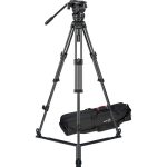 Sachtler System FSB 4 Sideload and 75/2 CF Tripod Legs with Ground Spreader and Bag