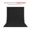 Jinbei 3×6m Matte Background Cloth (Black)