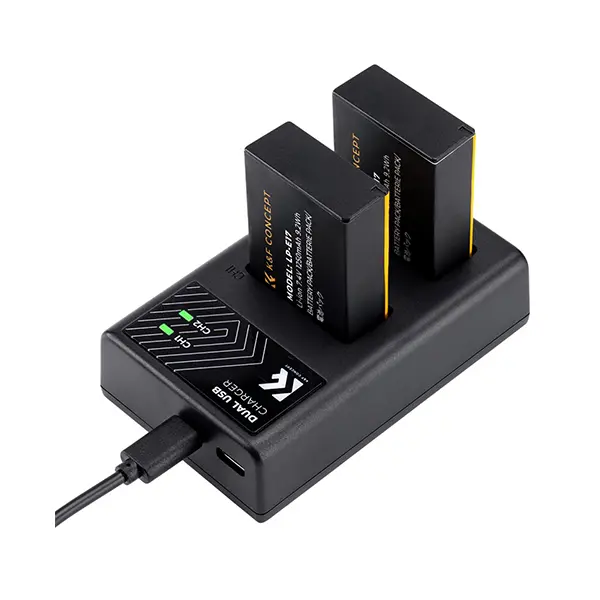 kandf-concept-lp-e17-replacement-battery-2-pack-and-charger