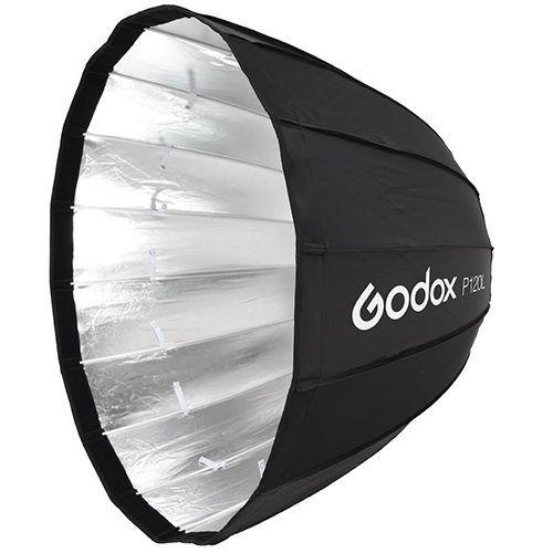 Godox-P120L-Parabolic-Softbox_7.png Godox P120L Parabolic Softbox with Bowens Mounting - Image 1