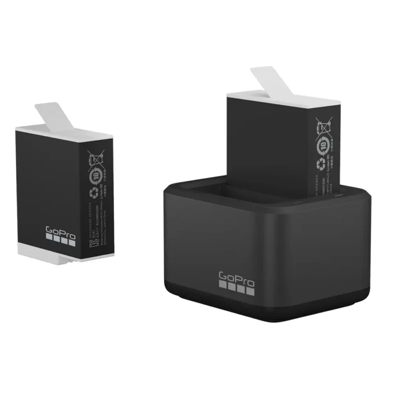 GoPro Dual-Battery Charger with Two Enduro Batteries for HERO9/10/11 Black