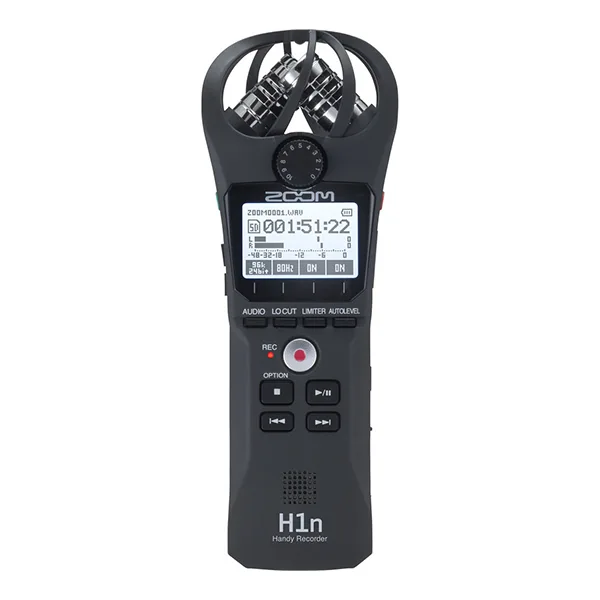 Zoom H1n 2-Input / 2-Track Portable Handy Recorder with Onboard X/Y Microphone
