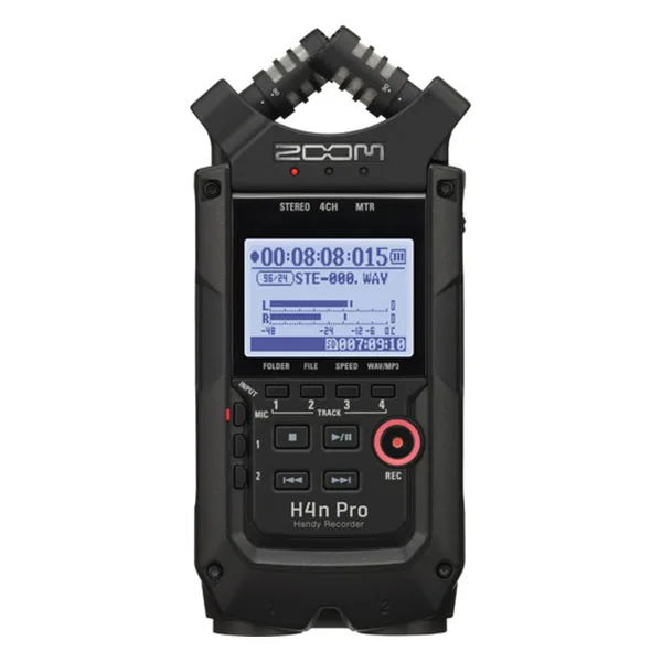 Zoom H4n Pro 4-Input / 4-Track Portable Handy Recorder with Onboard X/Y Mic Capsule