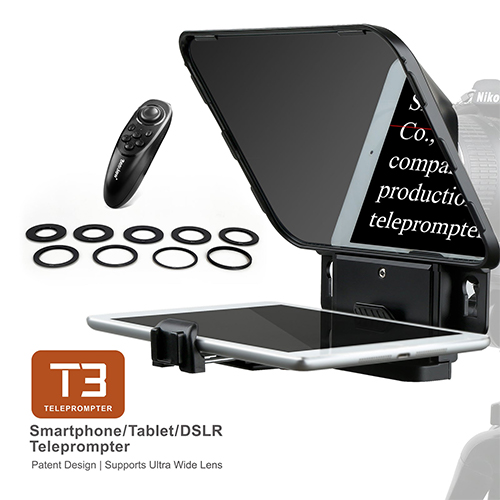 Desview T3 teleprompter for cellphone/tablet/DSLR