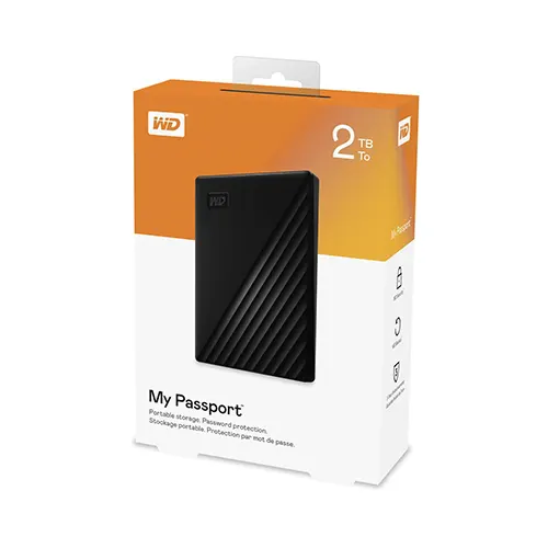 Western Digital 2TB My Passport USB 3.2 Gen 1 External Hard Drive