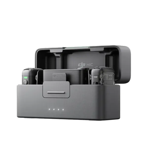 DJI Mic 2 2-Person Compact Digital Wireless Microphone System/Recorder for Camera & Smartphone (2.4 GHz)