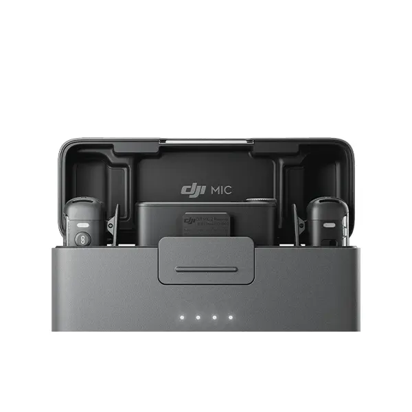 DJI Mic 2 2-Person Compact Digital Wireless Microphone System/Recorder for Camera & Smartphone (2.4 GHz)