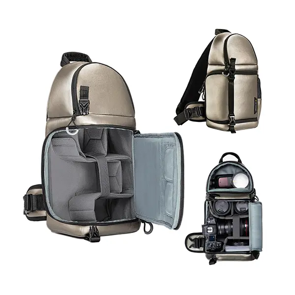 K&F Concept Camera Sling Bag (Golden, 10L)