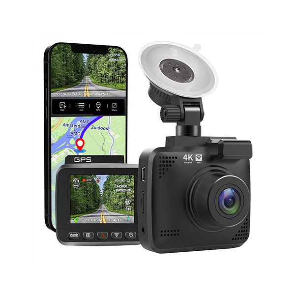 K&F Concept V53 3.0" IPS 4K HD Car Recorder with 170° Recording Angle