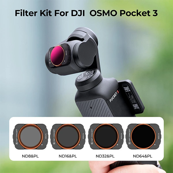 K&F Concept Nano-X NDPL Filter Kit DJI Osmo Pocket 3 Kenya