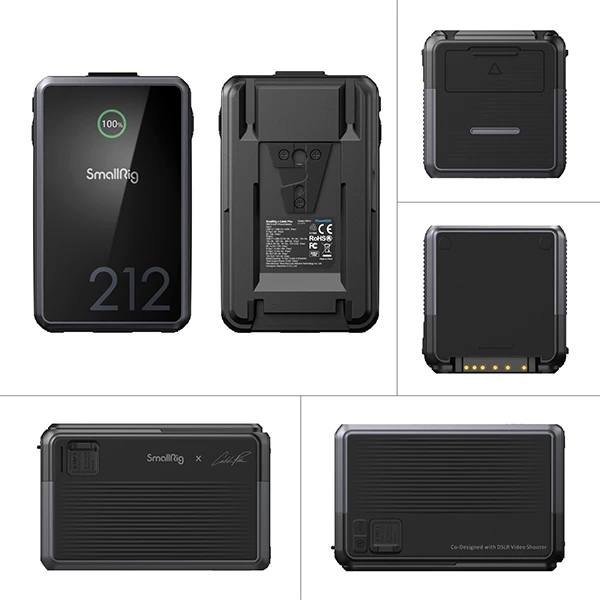 SmallRig x Caleb Pike VB212 Mini V-Mount Battery