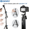 Benro T560 Camera Portable Travel Tripod & 3-Way Pan head Kit - Image 4