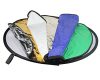 Godox 43 Inch (110cm) 7 in 1 Round Portable Collapsible Multi Disc Light Reflector (Translucent, Silver, Gold, White, Black, Green and Blue) - Image 3
