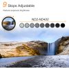 K&F Concept KV34 67mm ND2-ND400 Blue Multi-Coated Variable ND Filter - Image 3