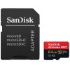 SanDisk 64GB Extreme Pro microSDXC UHS-I  Memory Card with SD Adapter