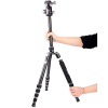 Jmary KT225+NB36 Aluminium Alloy Professional Tripod + Monopod for All DSLR Cameras - Image 3