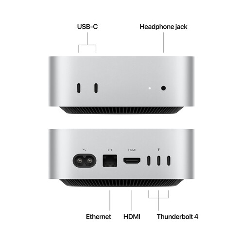Apple Mac mini with M4 Chip – Compact Powerhouse with AI (2024 Model)
