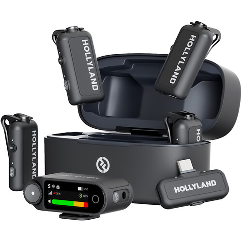 Hollyland LARK MAX 2 Combo 4-Person Wireless Mic System
