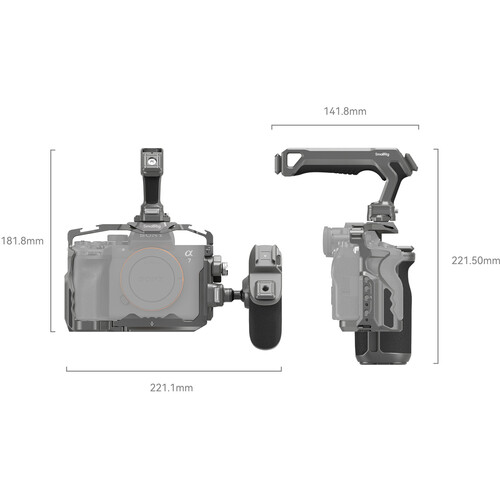 smallrig-hawklock-quick-release-advanced-cage-kit-for-sony-a7r-v-a7-iv-and-a7s-iii-best-price-nairobi-kenya