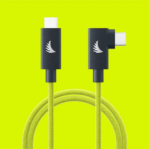 Angelbird USB-C 4.0 Solid Flex Cable Right-Angle Lime 32cm (1ft) – Best Price in Nairobi, Kenya | Creatorbuk