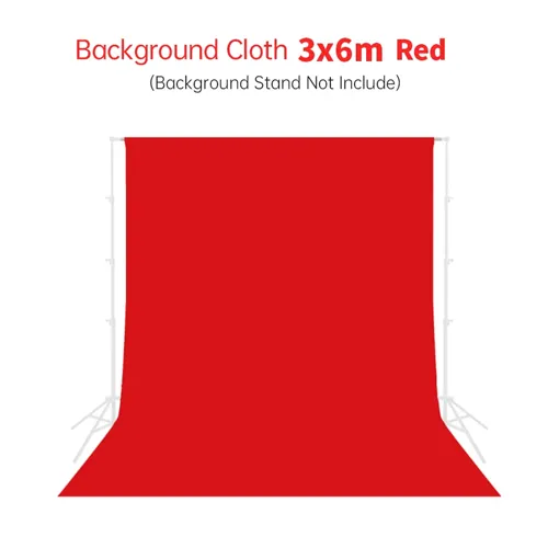 Jinbei 3×6m Matte Background Cloth (Red)
